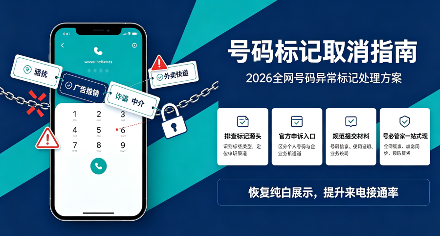 号码标记取消怎么弄？个人、企业通用完整步骤，一次清理干净