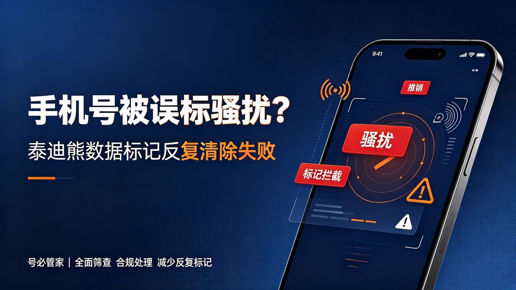 怎么消除泰迪熊生成的号码标记？个人申诉清理不干净彻底解决方法